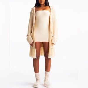 NEW Hanifa Tara Knit Cardigan XL